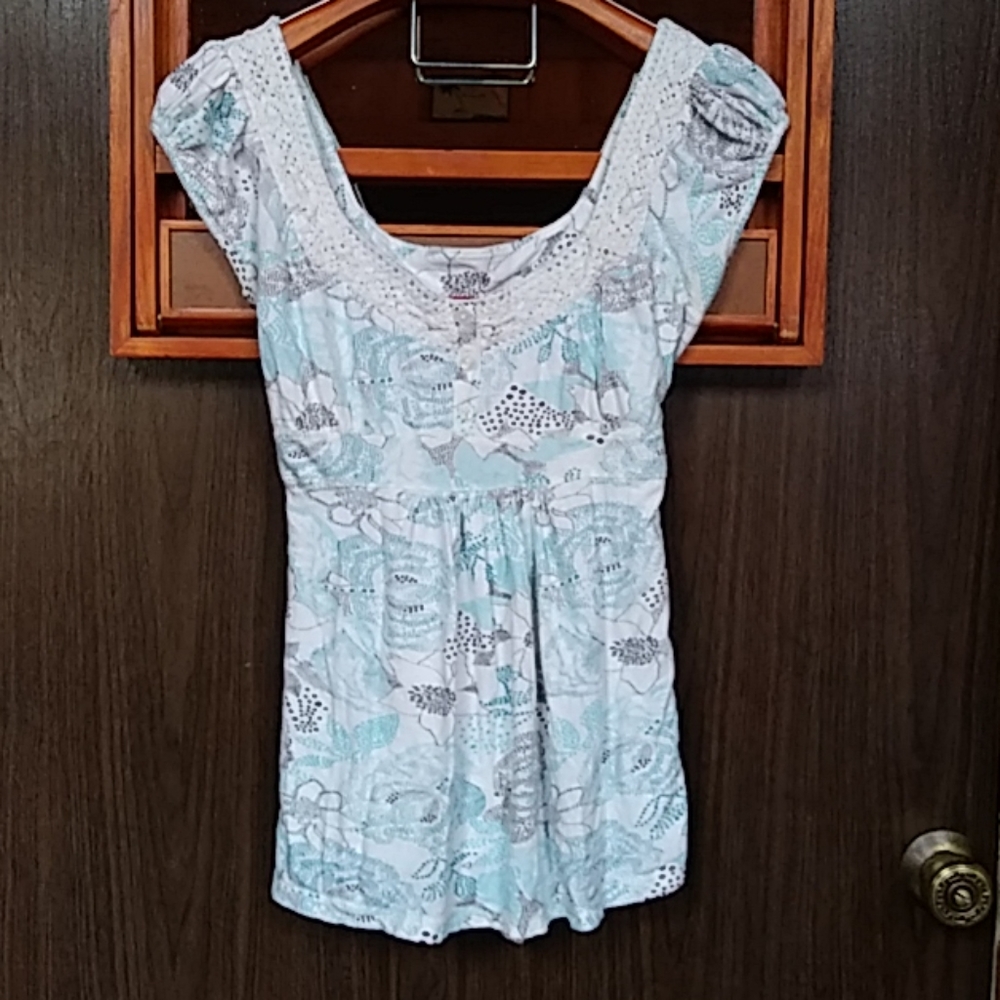 Short sleeve baby doll shirt XL by zoey beth